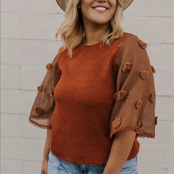 Roolee Cordero Puff Sleeve Blouse - Picture 1 of 6